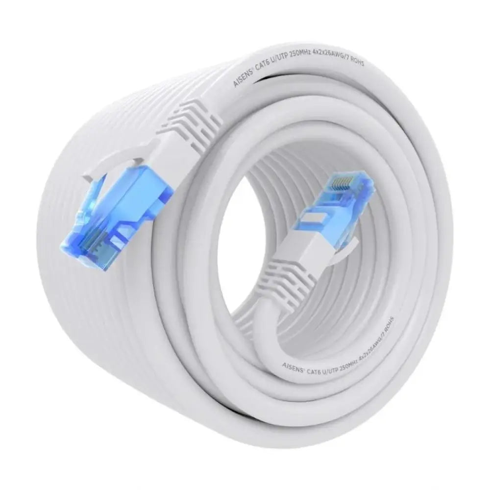 Aisens Cable RJ45 CAT.6 UTP AWG26 CCA Blanco 20m - detalle