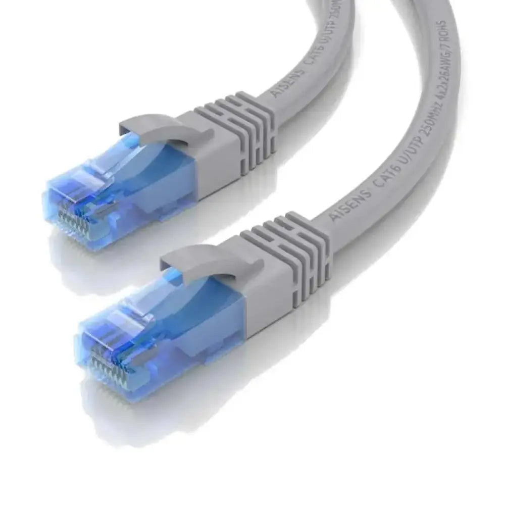 Aisens Cable RJ45 Cat.6 UTP AWG26 CCA Gris 0.5M - detalle