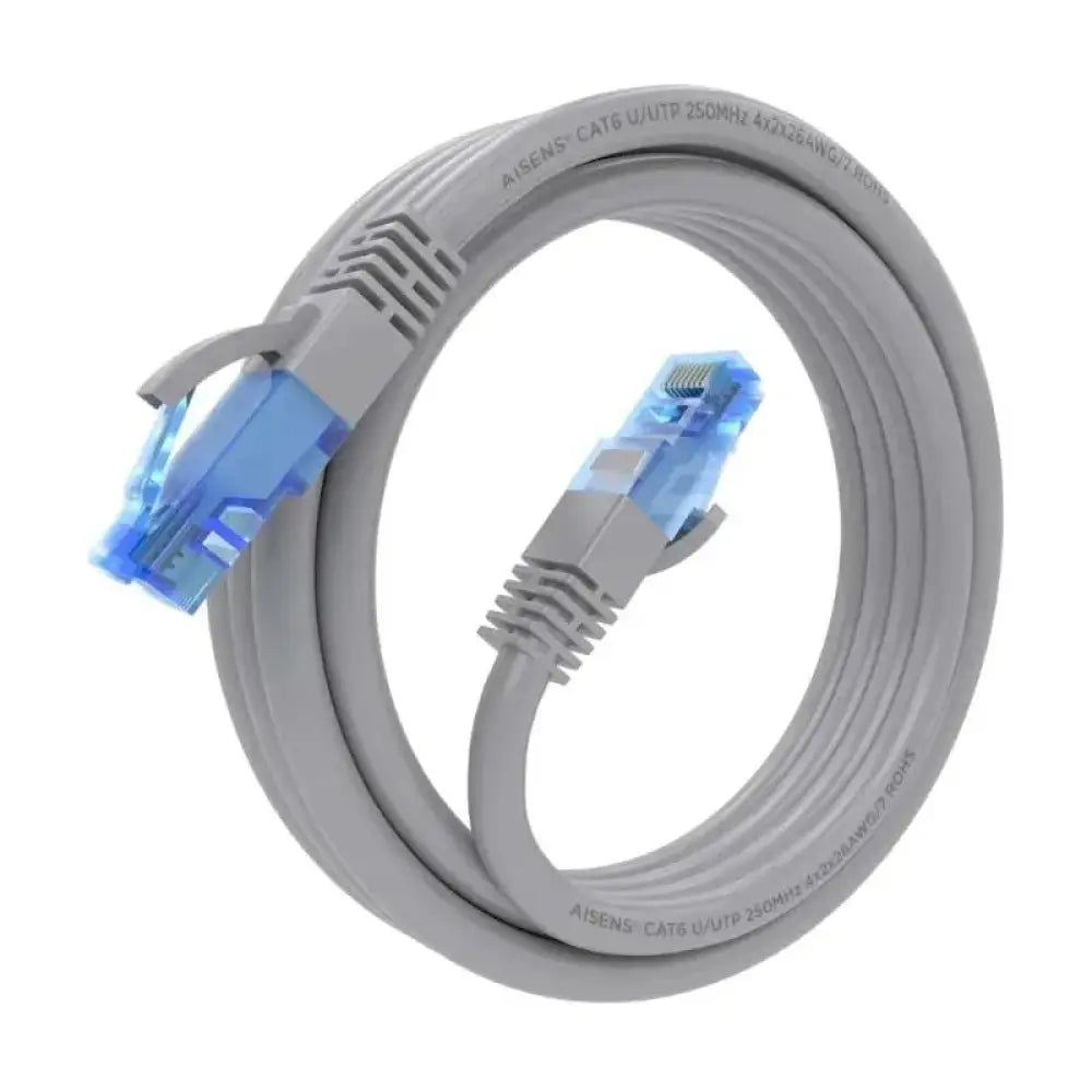 Aisens Cable RJ45 Cat.6 UTP AWG26 CCA Gris 3.0M - detalle
