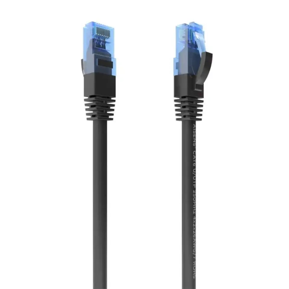 Aisens Cable RJ45 CAT.6 UTP AWG26 CCA Negro 25cm - detalle