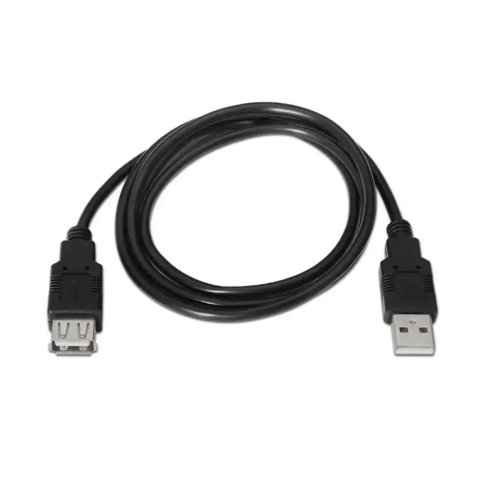 Aisens Cable USB 2.0 Tipo A/M-A/H negro 1.8m - detalle