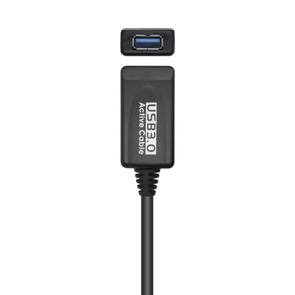 AISENS Cable USB 3.0 Prolongador Con Amplificador. Tipo A/M-A/H. Negro. 5.0m - detalle