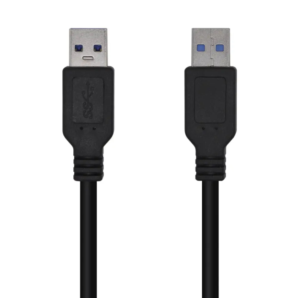 AISENS Cable USB 3.0. Tipo A/M-A/M. Negro. 3.0m - detalle