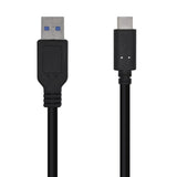 AISENS Cable USB 3.1 Gen 2 10 Gbps 3 A. Tipo C/M-A/M. Negro. 1.5m