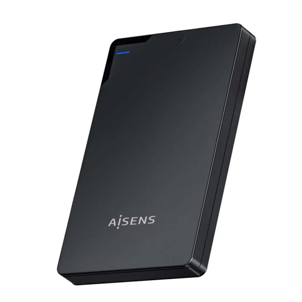 Carcasa externa AISENS para disco duro 2.5 pulgadas SATA a USB 3.0 negra, compatible con USB 3.1 Gen 1.