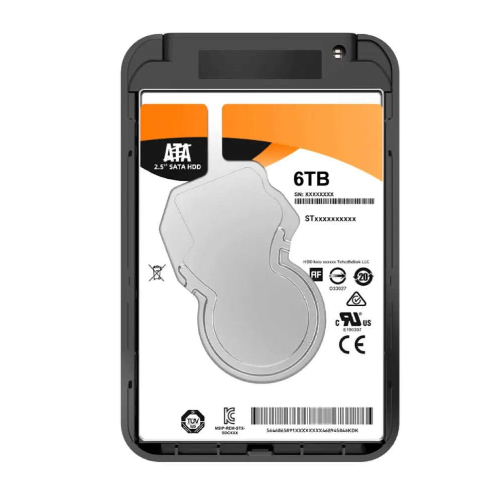 AISENS Caja Externa 2.5? 9.5mm SATA a USB3.0/USB3.1 Gen1. Negra - detalle
