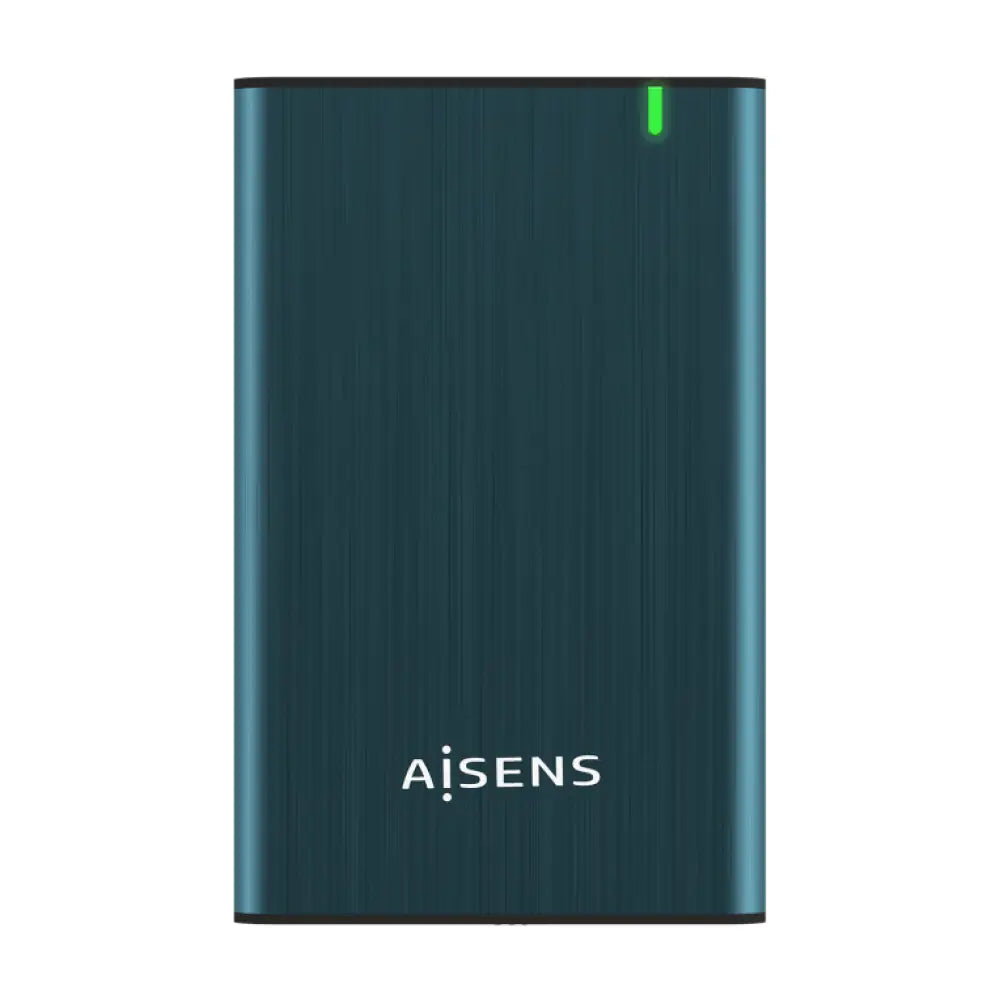 AISENS Caja Externa 2.5" ASE-2525PB 9.5 mm SATA A USB 3.0/USB 3.1 Gen1. Azul Pacifico - detalle