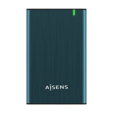 AISENS Caja Externa 2.5" ASE-2525PB 9.5 mm SATA A USB 3.0/USB 3.1 Gen1. Azul Pacifico