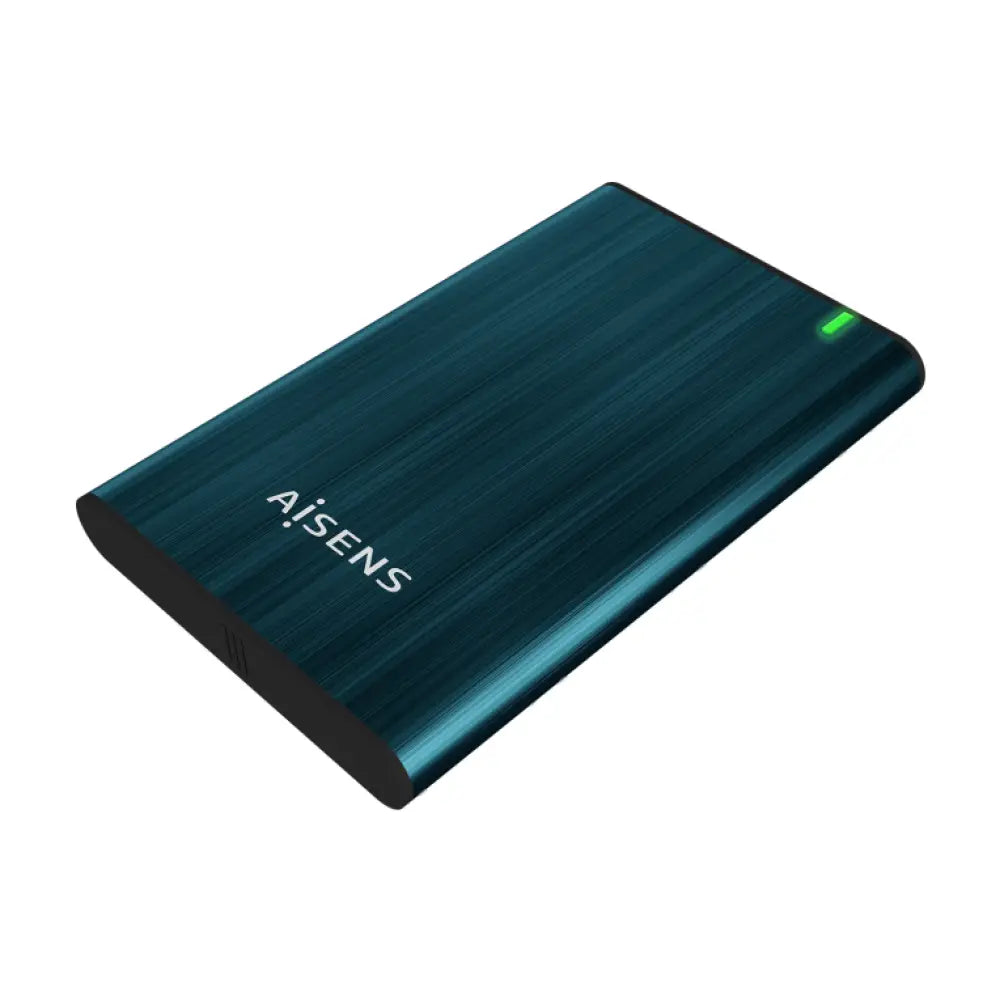 AISENS Caja Externa 2.5" ASE-2525PB 9.5 mm SATA A USB 3.0/USB 3.1 Gen1. Azul Pacifico - detalle