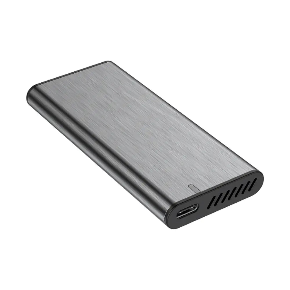 Carcasa externa AISENS para disco M.2 NGFF en color gris, compatible con SATA a USB 3.1 Gen 1, para almacenamiento portátil.