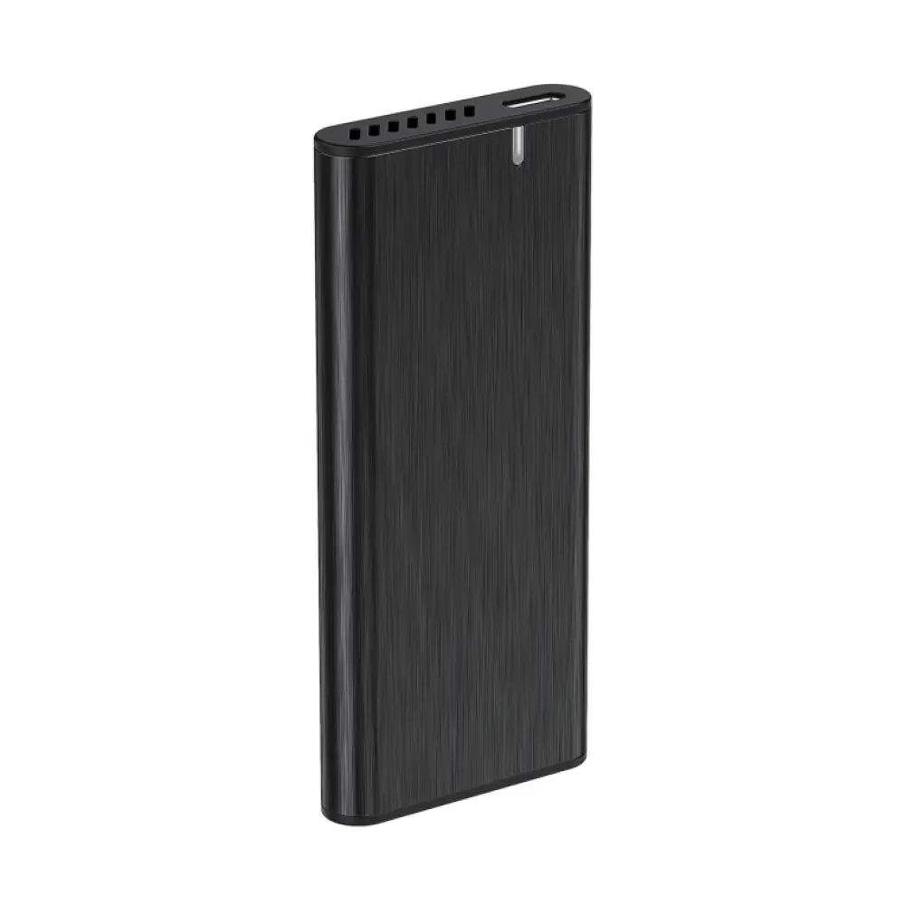 Carcasa externa AISENS para SSD M.2 NGFF NVMe, negra, con conexión USB 3.2 Gen 2, para almacenamiento portátil.