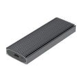 Carcasa externa AISENS para M.2 NGFF NVMe a USB 3.2 Gen 2, en color gris, para almacenamiento externo de alta velocidad.