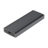 Carcasa externa AISENS para M.2 NGFF NVMe a USB 3.2 Gen 2, en color gris, para almacenamiento externo de alta velocidad.