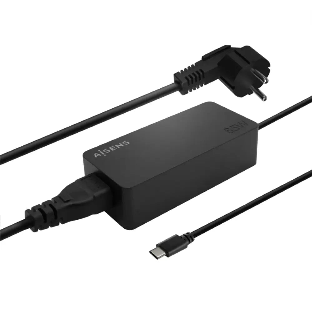 AISENS Cargador 65W PD3.0 1XUSB-C 1.8M. Negro - detalle
