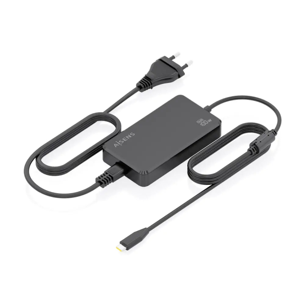 AISENS Cargador De Sobremesa GaN 100W PD3.0 1xUSB-C 1.8m. Negro - detalle