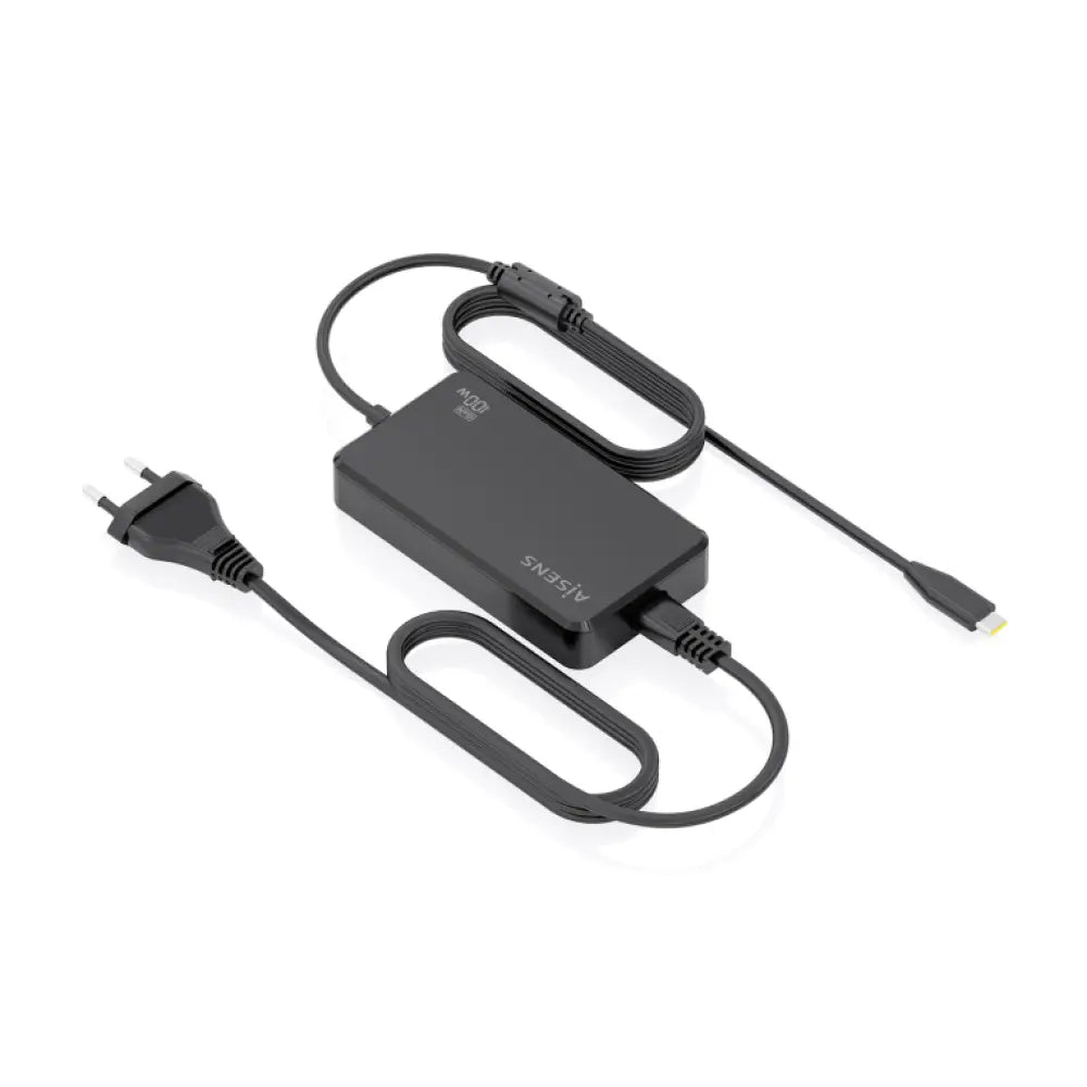 AISENS Cargador De Sobremesa GaN 100W PD3.0 1xUSB-C 1.8m. Negro