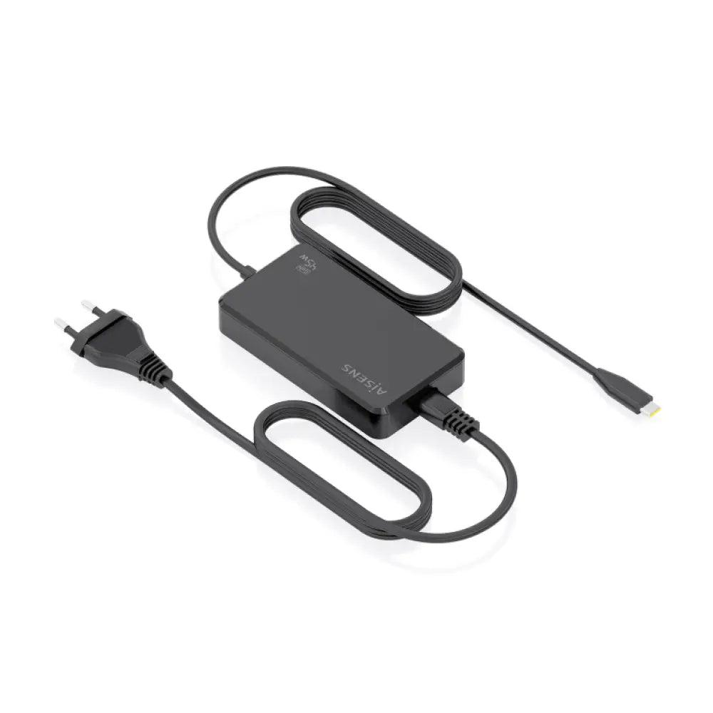 AISENS Cargador De Sobremesa GaN 45W PD3.0 1xUSB-C 1.8m. Negro