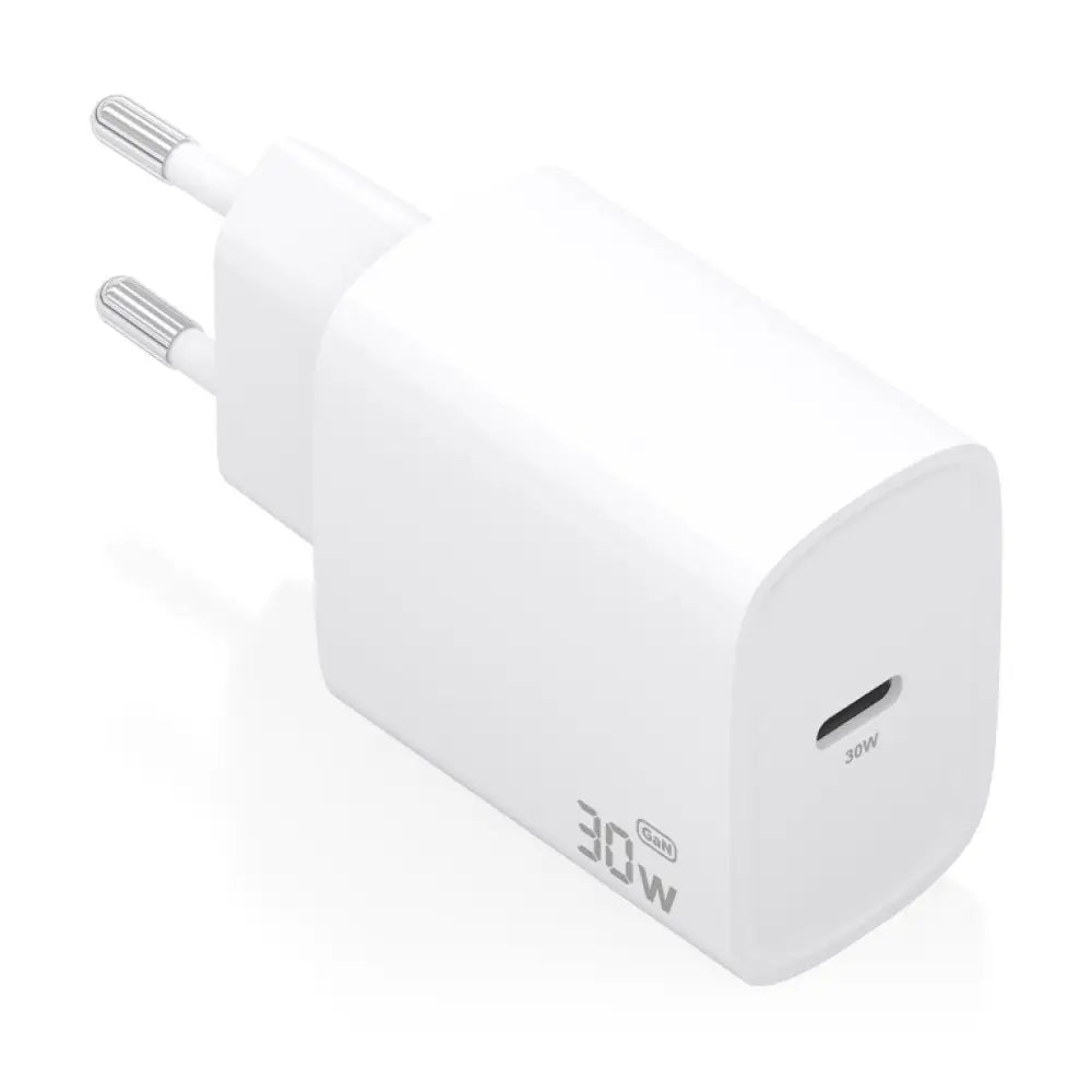 AISENS Cargador GaN 30W. 1xUSB-C PD3.0. Blanco - detalle