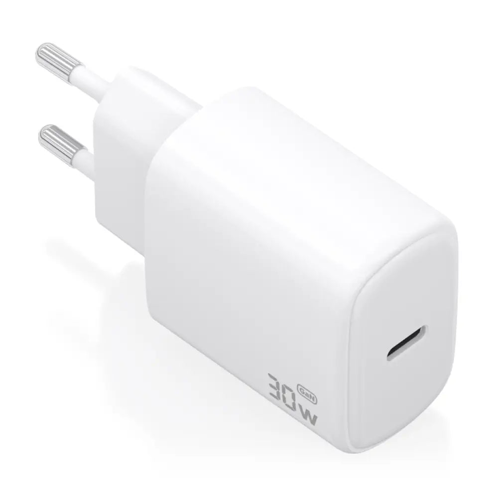 AISENS Cargador GaN 30W. 1xUSB-C PD3.0. Blanco - detalle