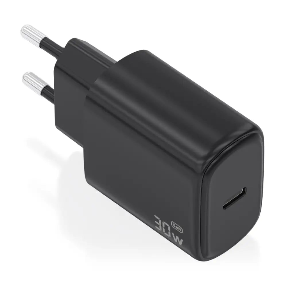 AISENS Cargador GaN 30W. 1xUSB-C PD3.0. Negro