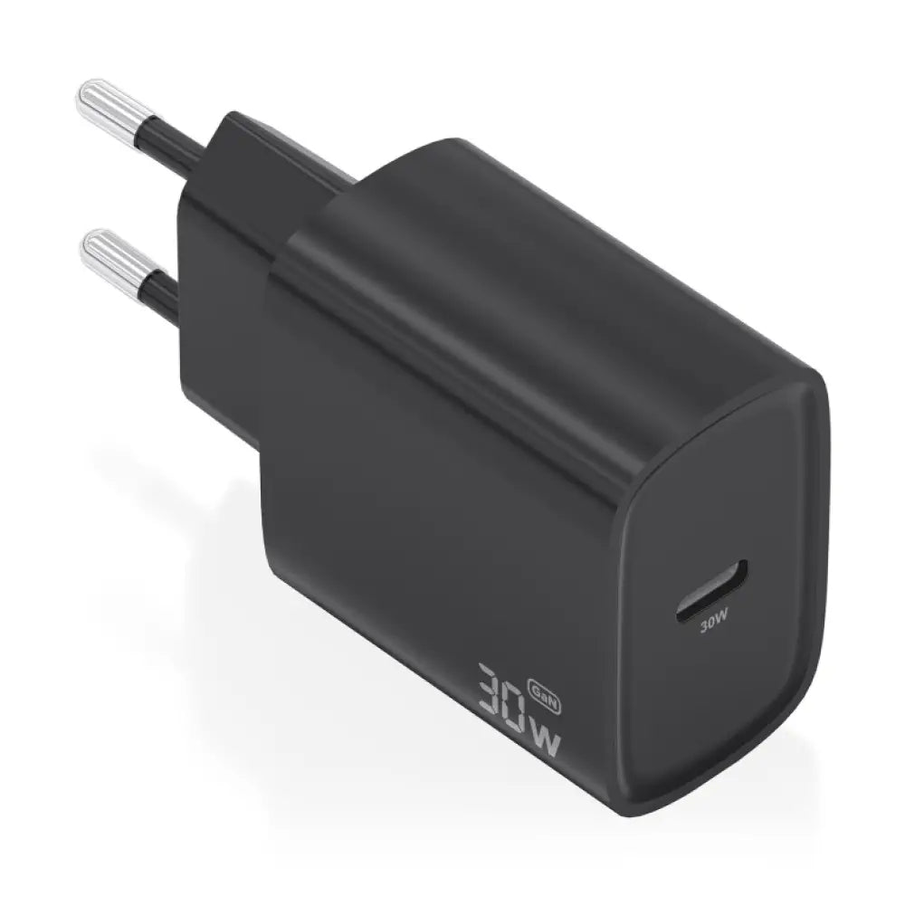 AISENS Cargador GaN 30W. 1xUSB-C PD3.0. Negro - detalle
