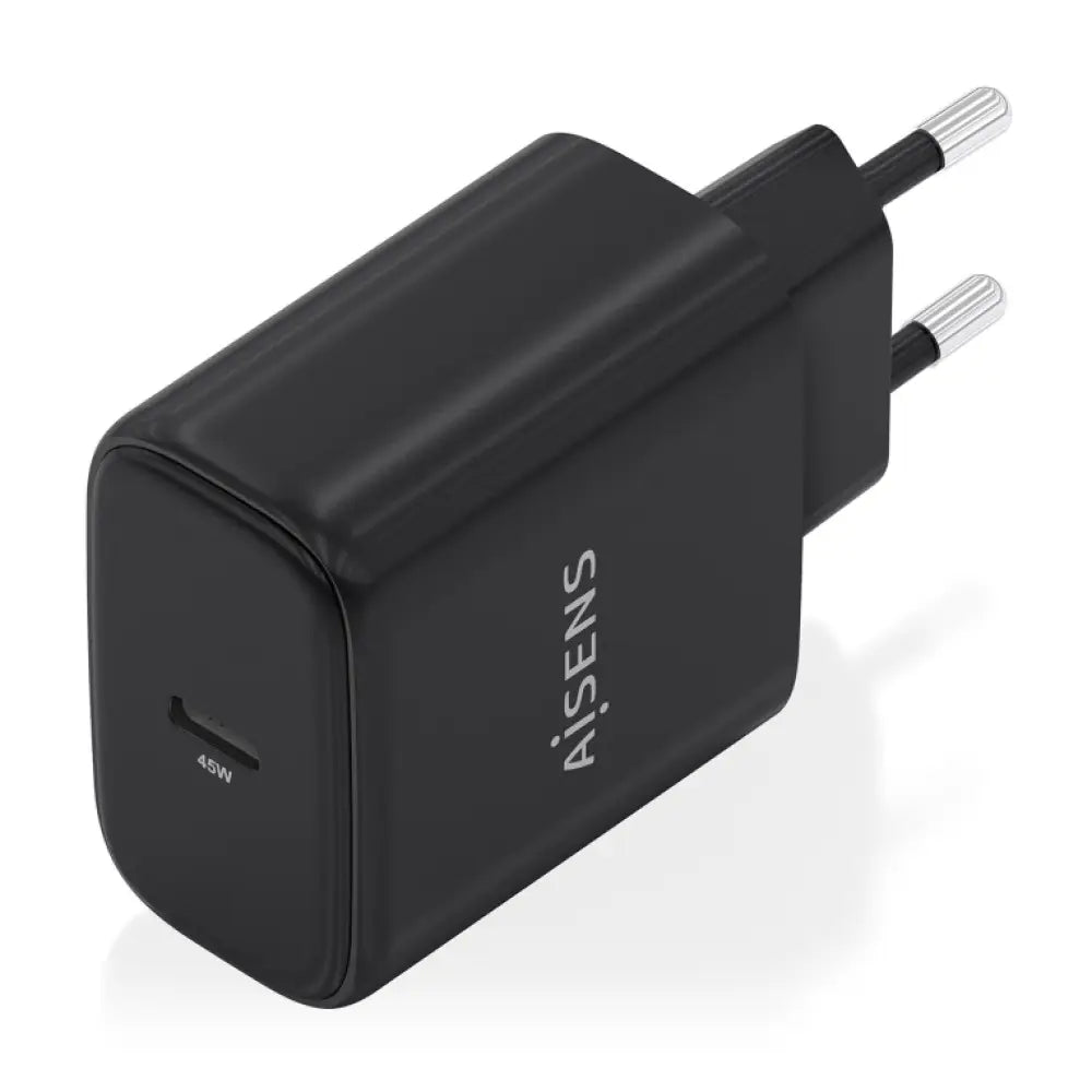 AISENS Cargador GaN 45W. 1xUSB-C PD3.0. Negro - detalle