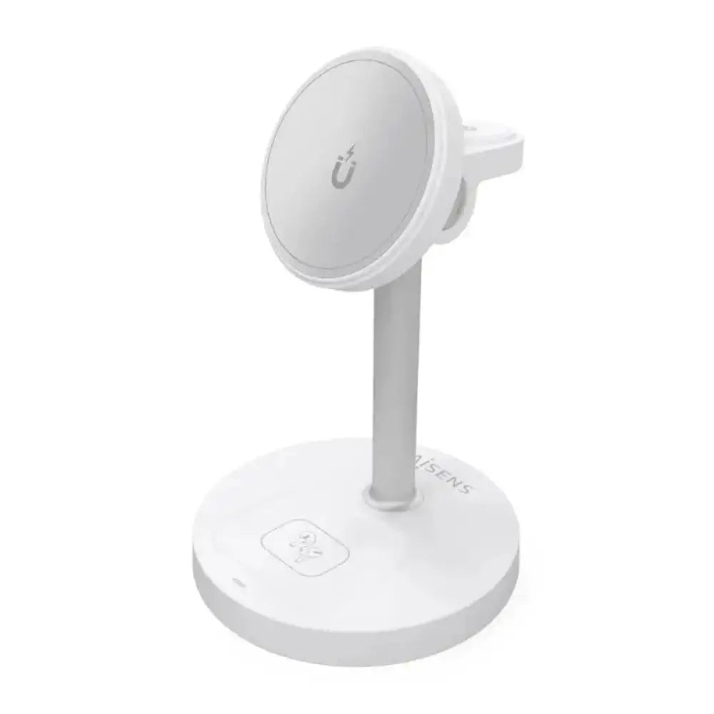 Aisens Cargador Inalámbrico USBC 15W 3 en 1 Blanco