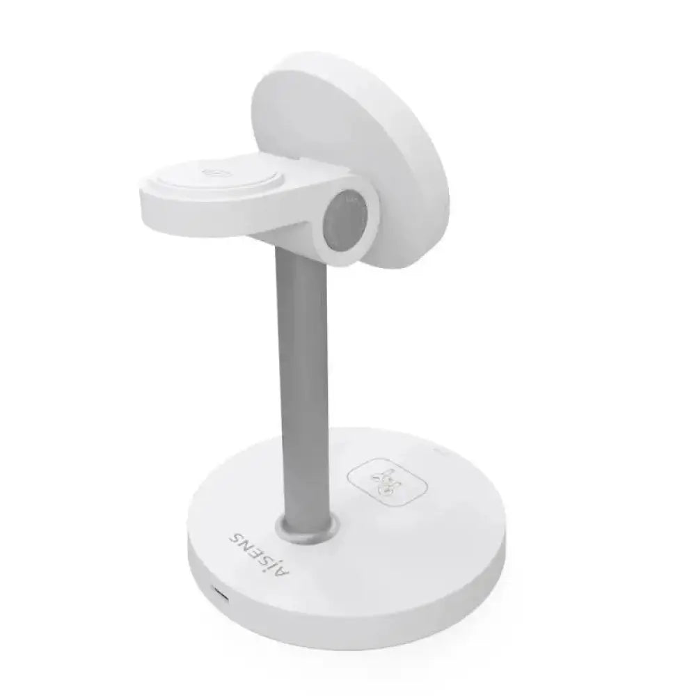 Aisens Cargador Inalámbrico USBC 15W 3 en 1 Blanco - detalle