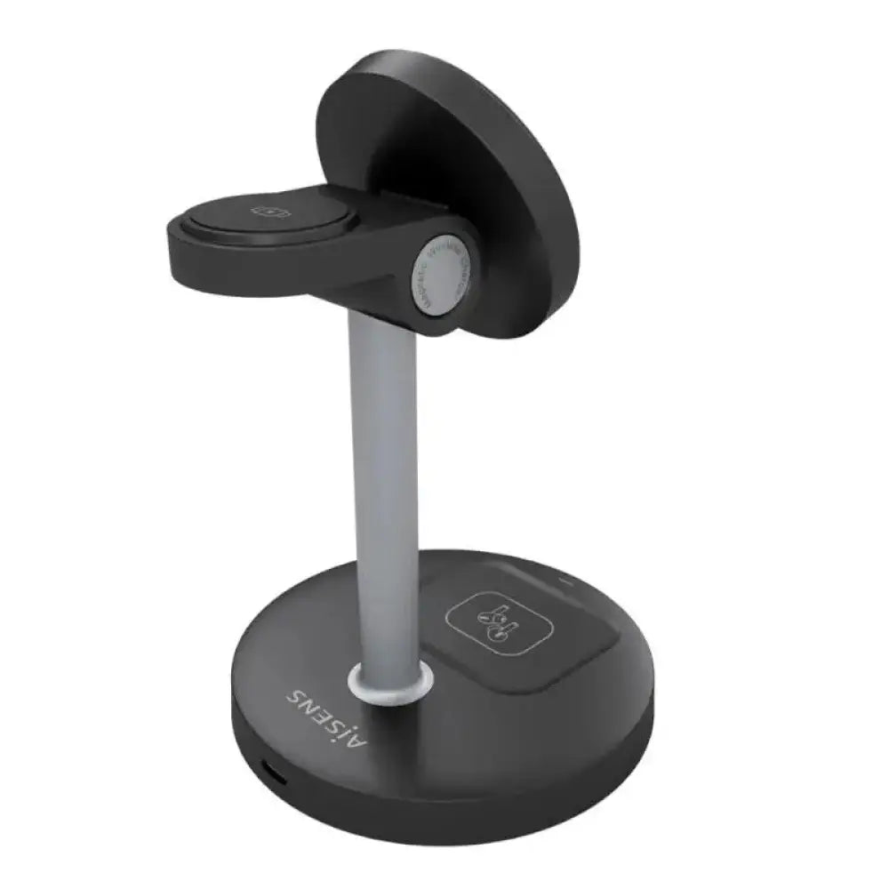 Aisens Cargador Inalámbrico USBC 15W 3 en 1 Negro - detalle