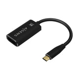 AISENS Conversor Aluminio USB-C a Displayport 8K@60Hz. USB-C/M-DP/H. Negro. 15cm