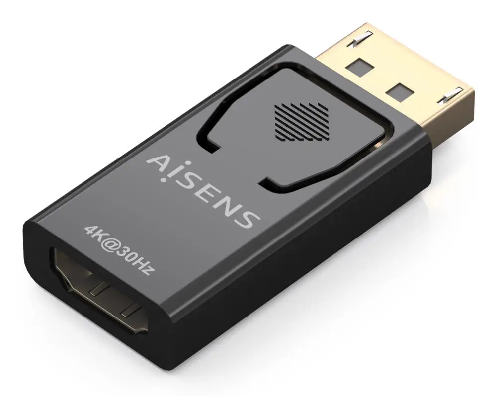 AISENS Conversor Displayport A HDMI 4K@30Hz. DP/M-HDMI/H. Negro - detalle