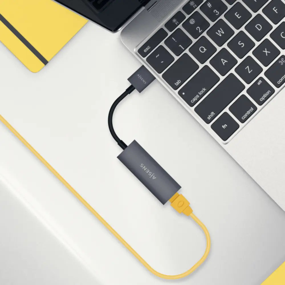 AISENS Conversor USB 3.0 A Ethernet Gigabit 10/100/1000 Mbps. Gris. 15cm - detalle