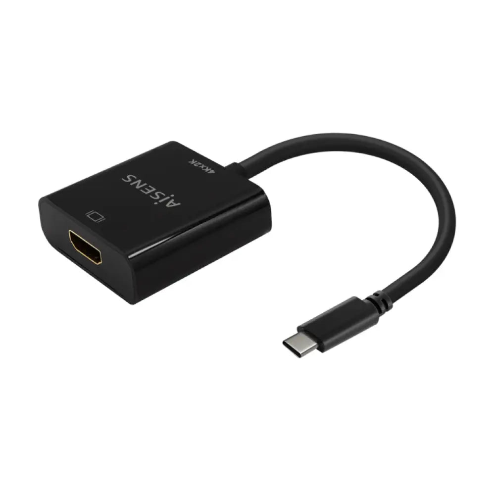 AISENS Conversor USB-C A HDMI 4K@30Hz. USB-C/M-HDMI/H. Negro. 15cm