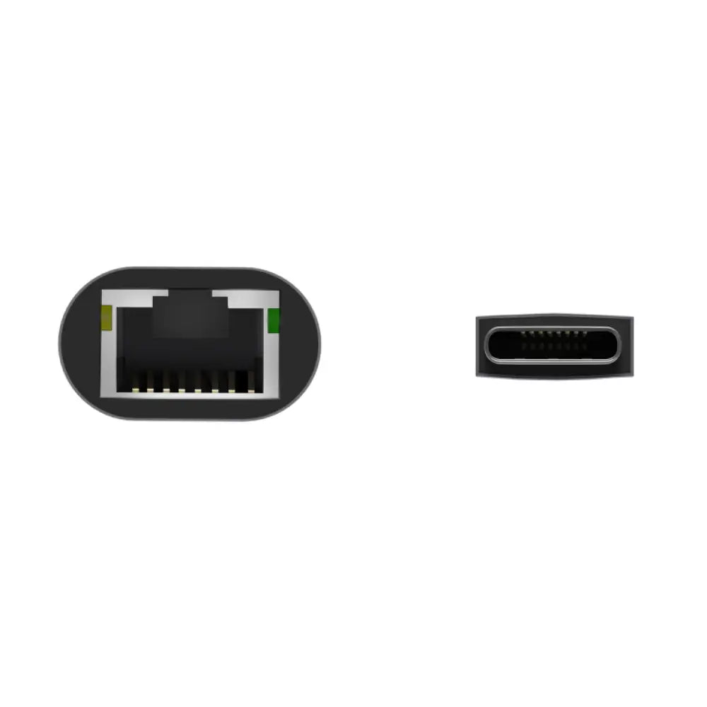 AISENS Conversor USB3.1 Gen1 USB-C A Ethernet Gigabit 10/100/1000 Mbps. Gris. 15cm - detalle