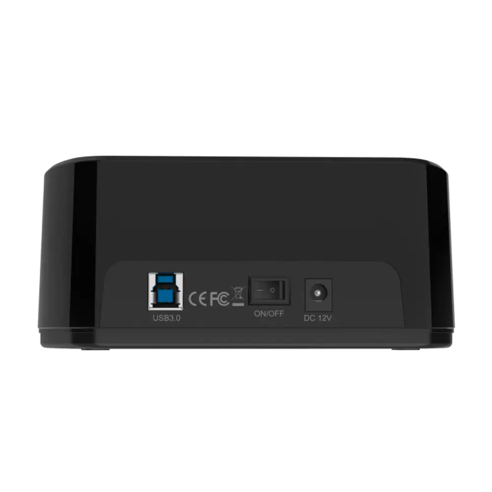 AISENS Estacion de Docking de Doble Bahia ASDS-D03B SATA 2.5/3.5 a USB 3.0/3.1 Gen1. Clone. Negra - detalle
