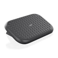 Soporte para el apoyo de pies AISENS FRT01-265, inclinable y negro, diseñado para mejorar la comodidad y el descanso.