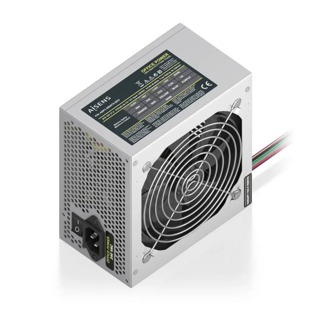 AISENS Fuente Alimentacion ATX 500W OEM. Plata