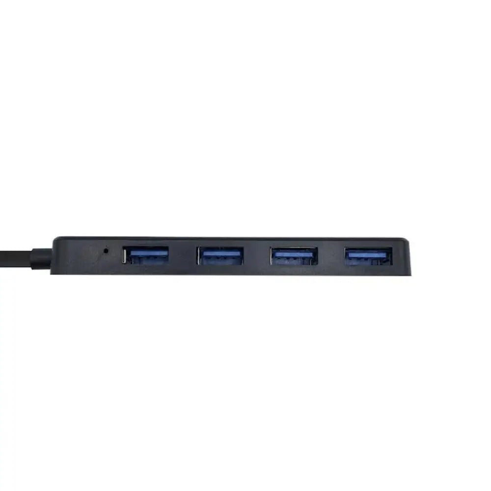 Aisens Hub USB 3.0 tipo A/M-4xtipo A/H negro 30cm - detalle