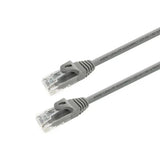 Latiguillo Rj45 Cat.6A Utp gris de 1.0m de la marca AISENS, con conectores para redes y herramientas de red.