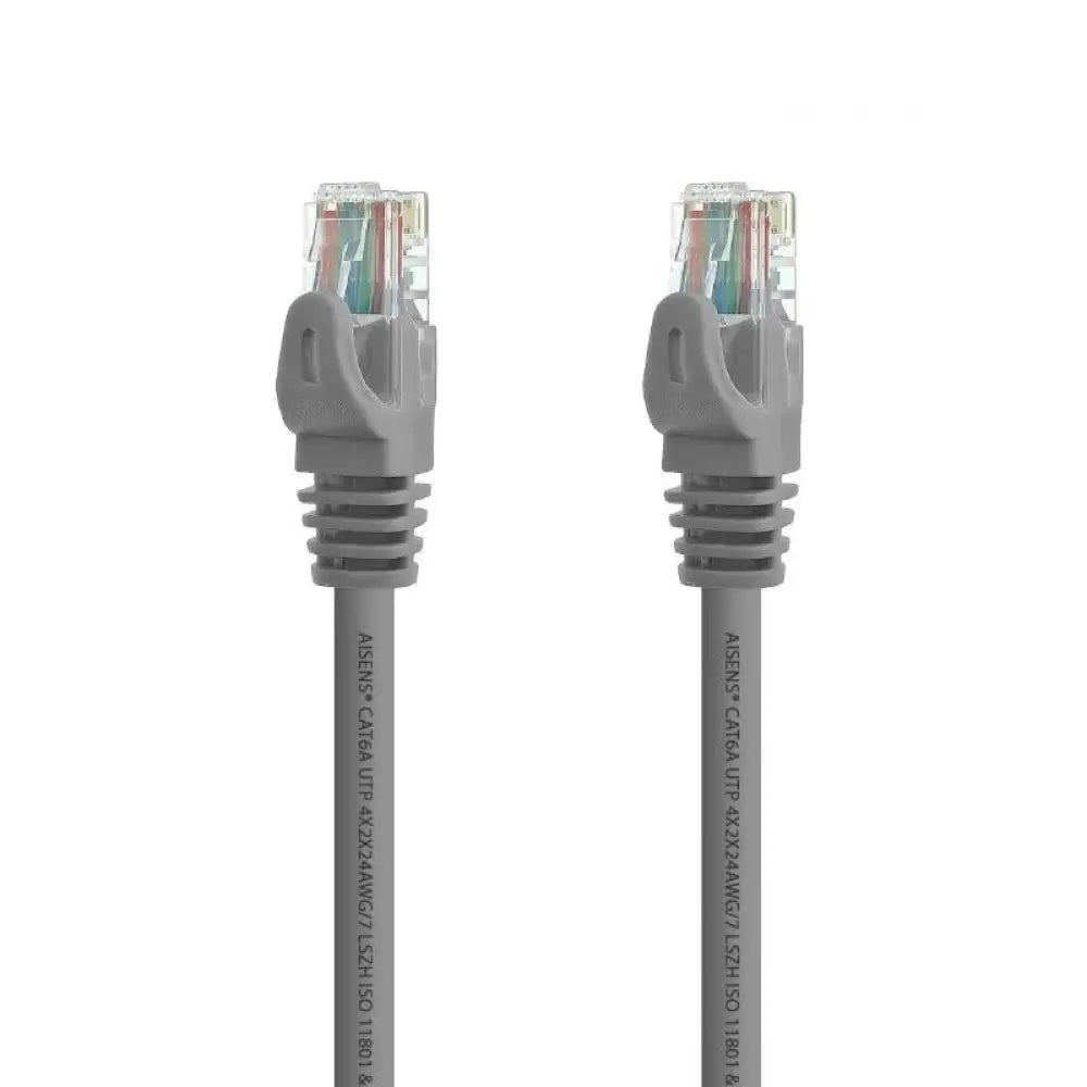 Aisens Latiguillo Rj45 Cat.6A Utp Gris 10M - detalle