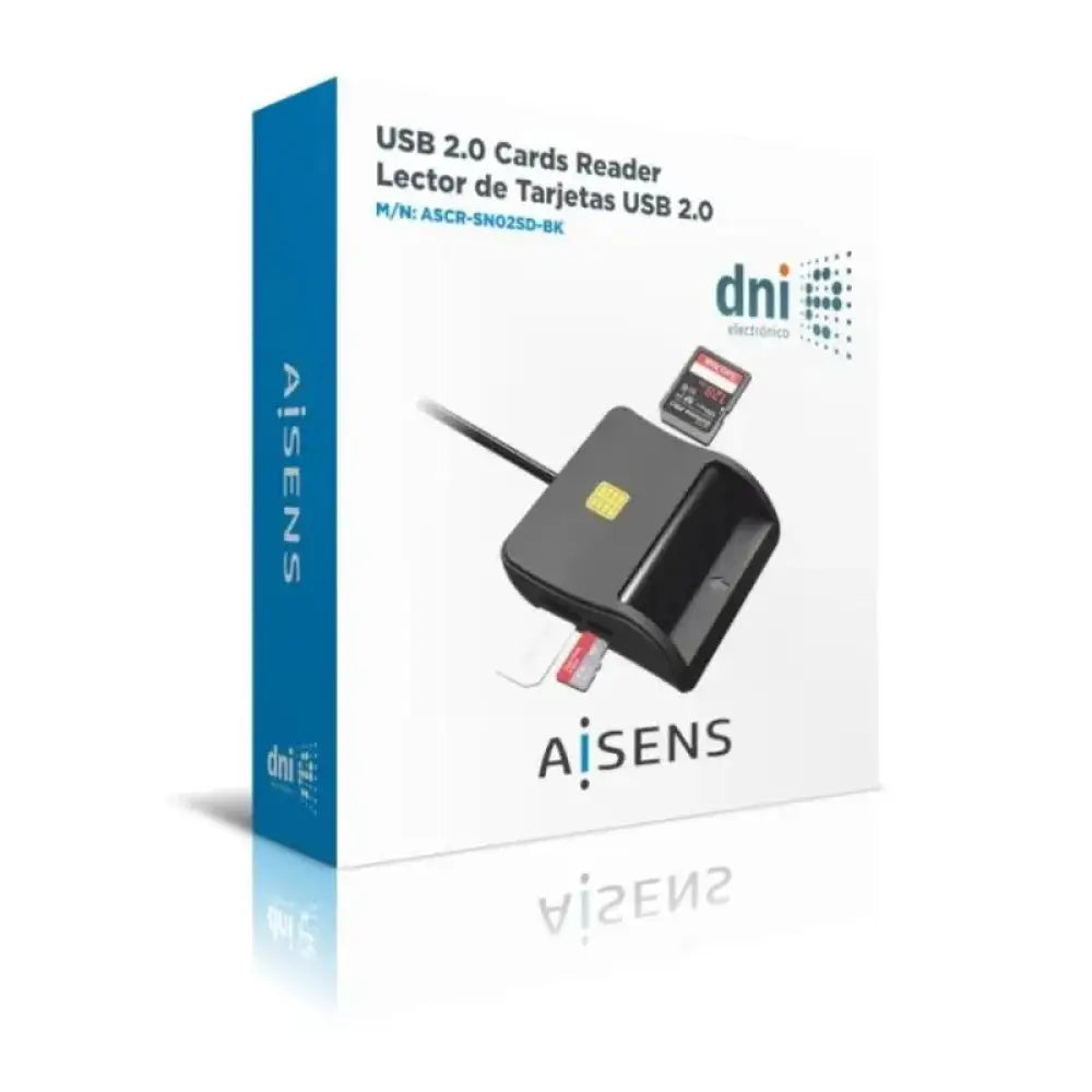 Aisens Lector DNI SIM SD MSD MMC RS-MMC MMC Micro - detalle