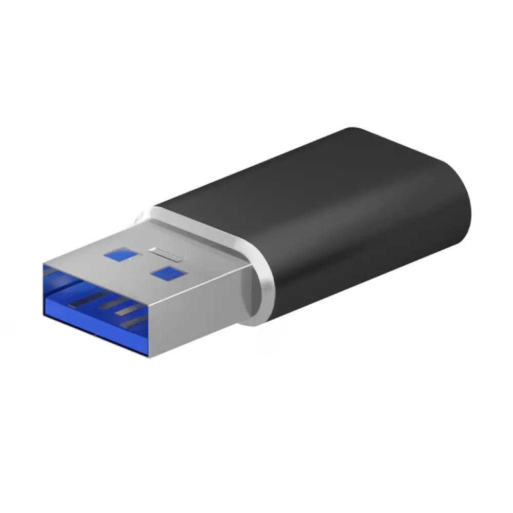 AISENS Mini Adaptador USB 3.2 Gen2 / USB 2.0 3A. Tipo USB-C/H-A/M. Negro - detalle