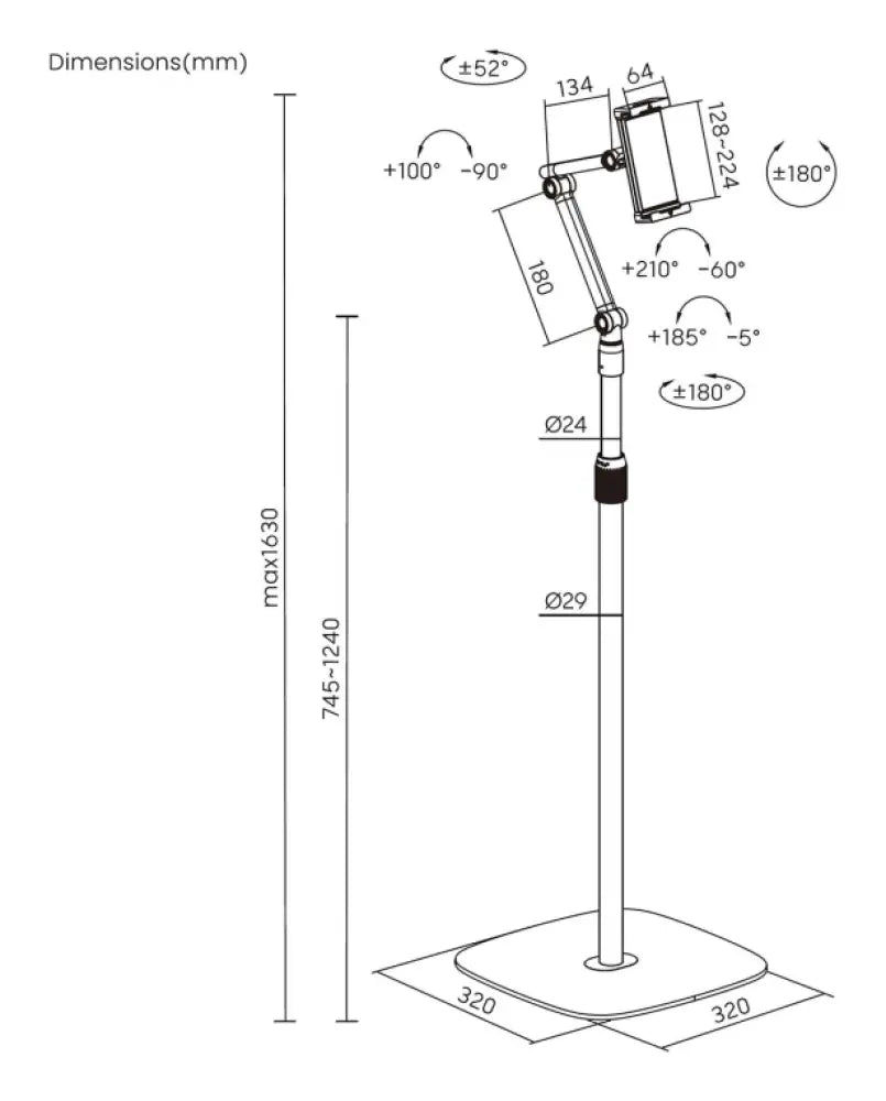 AISENS MSF3P-301 soporte Soporte pasivo Teléfono móvil/smartphone. Tablet/UMPC - detalle