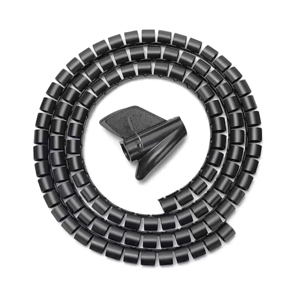 AISENS Organizador de cable en espiral 25mm. Negro. 1.0m - detalle