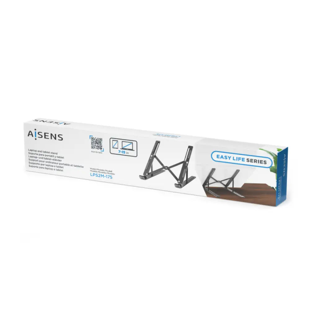 AISENS Soporte de Sobremesa Ajustable para Portatil / Tablet. Gris - detalle