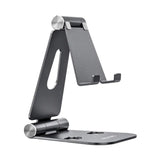 AISENS Soporte De Sobremesa Tamaño XL Ajustable (2 Pivotes) Para Movil / Tablet. Gris