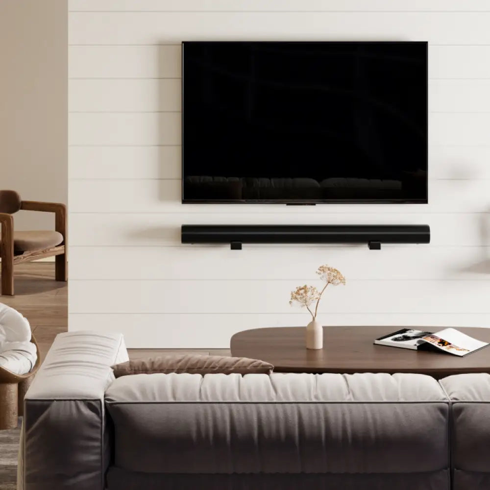 AISENS Soporte Universal de Pared para Barra de Sonido. Negro - detalle
