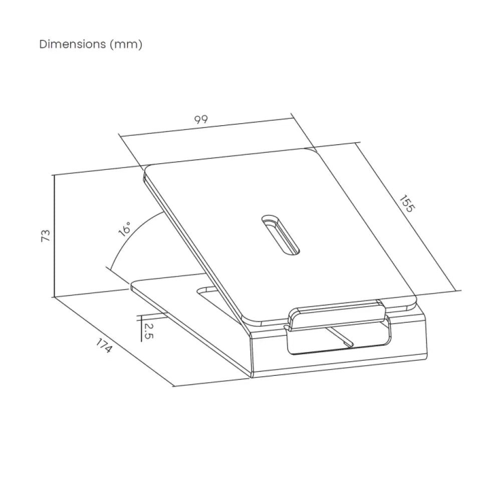 AISENS Soporte Universal De Sobremesa Para Altavoces. Negro - detalle