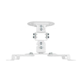 AISENS Soporte Universal Giratorio. Inclinable de Techo para Proyector 13.5Kg. Blanco