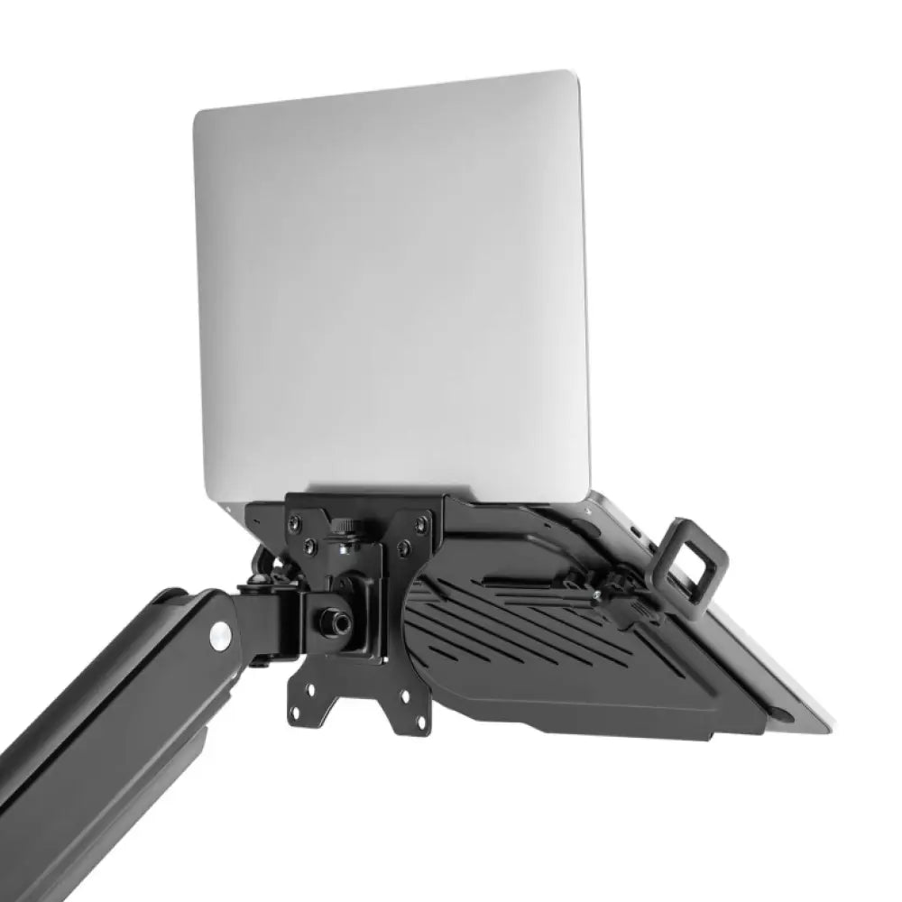 AISENS Soporte Universal para Portátil de 12-17 para el Montaje en un Soporte de Monitor. Negro - detalle